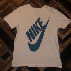 Men Nike Blue Swoosh Logo Size Large